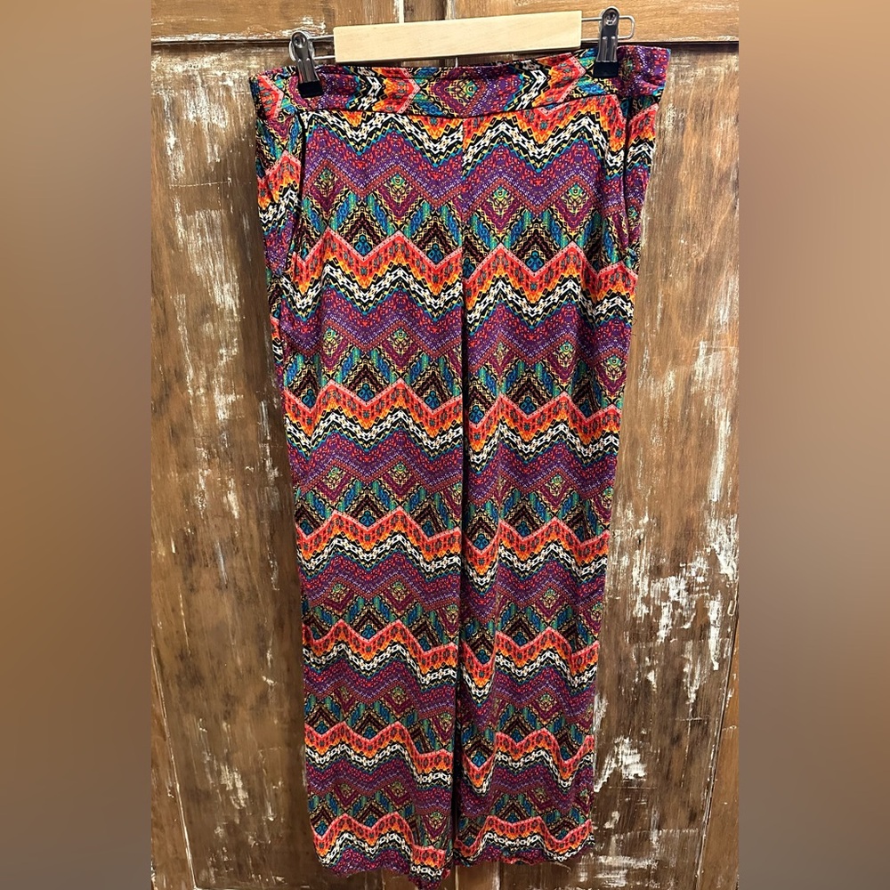 Boho Print Pants Size Large
